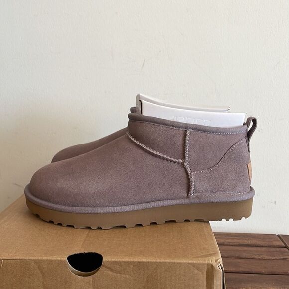 UGG Classic Ultra Mini Booties Sugarplum USA Women Size 11/UK 9/EU 42 - Picture 7 of 13